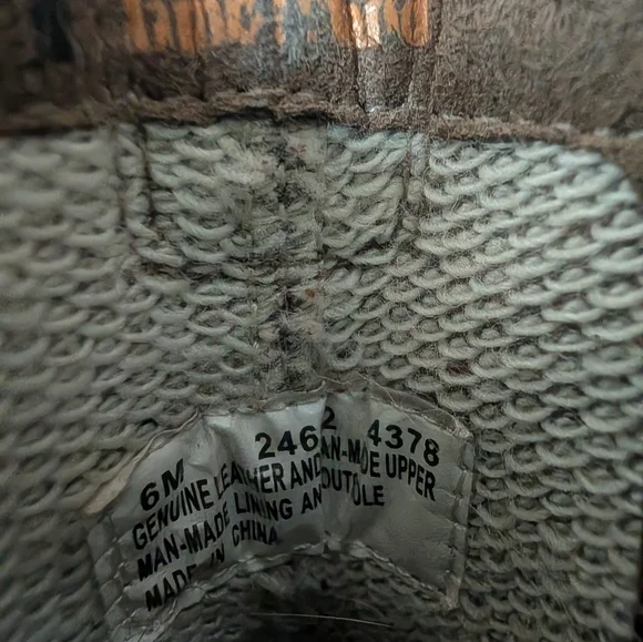 Timberland Brown Leather Boots Womens Size 6 - Picture 6 of 6